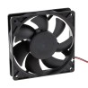 Sunon PMD Series Axial Fan 24V DC 11.8W 255 m³/h 120 mm Square Frame Ball Bearing PMD2412PTB1-A(2).GN