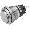 EAO 82 Series Silver Momentary Push Button Switch, Panel Mount, 19 mm Cutout, SPDT, IP65 IP67, Snap Action 82-5161.1000