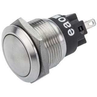 EAO 82 Series Push Button Switch, Momentary, Panel Mount, 19 mm Cutout, SPDT, IP65/IP67, 240 V dc/240 V ac 82-5171.1000