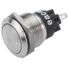EAO 82 Series Push Button Switch, Momentary, Panel Mount, 19 mm Cutout, SPDT, IP65/IP67, 240 V dc/240 V ac 82-5171.1000