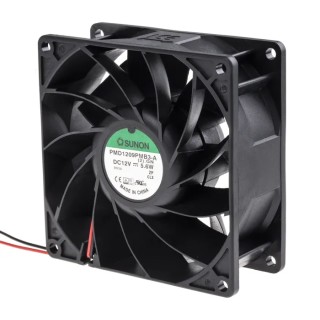 Sunon PMD Series Axial Fan 12V DC 5.6W 155.9 m³/h Airflow 92mm x 92mm x 38mm PMD1209PMB3-A(2).GN