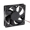 Sunon PMD Series Axial Fan, 12V DC, 12W, 1A, 255 m³/h Air Flow, 4500 RPM, 120 mm Square Frame, Ball PMD1212PTB1-A(2).GN