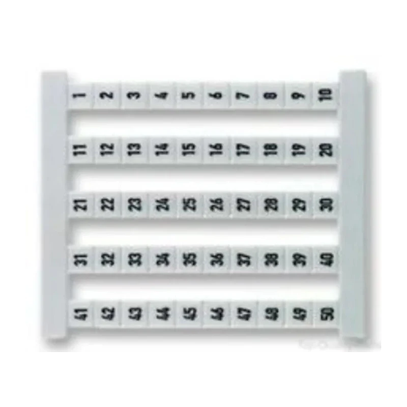 Weidmüller Terminal Block Marker PA66 Material Numbers Legend Halogen-Free for Electronic Sub-Assemblies 0468760001