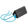 RS PRO Rubber Wheel Chock 250 mm x 150 mm x 170 mm Black Hard-Wearing Rubber Triangular Wheel Stopper 124-4457