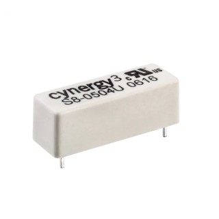Cynergy3 High-Voltage PCB Reed Relay, 24V DC Coil, SPST Contact, 1000V DC Max, 1A Max, 1550 Ω Coil Resistance 