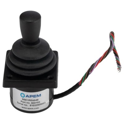 APEM 8000 2-Axis Joystick Conical Progressive Switch IP65, 125 V AC, 1A 