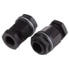 RS PRO Black Plastic Cable Gland M16 Thread 7 mm Min., 10.5 mm Max. Diameter IP55 127-091