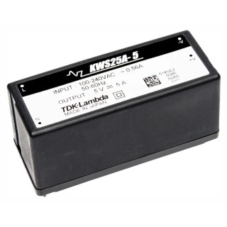 TDK-Lambda KWS25A-24 PCB Mount Switching Power Supply 24V DC, 26W, 1.1A Output, Universal Input KWS25A-24
