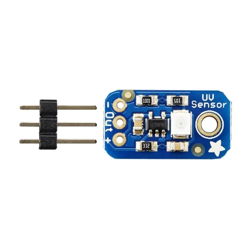 ADAFRUIT INDUSTRIES Sensor Development Tool UV B Analog UV Light Sensor Breakout Module 10x19x2mm 0.7g 1918