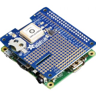 ADAFRUIT INDUSTRIES Ultimate GPS HAT for Raspberry Pi 165 dBm Sensitivity 10 Hz Updates Model 2324