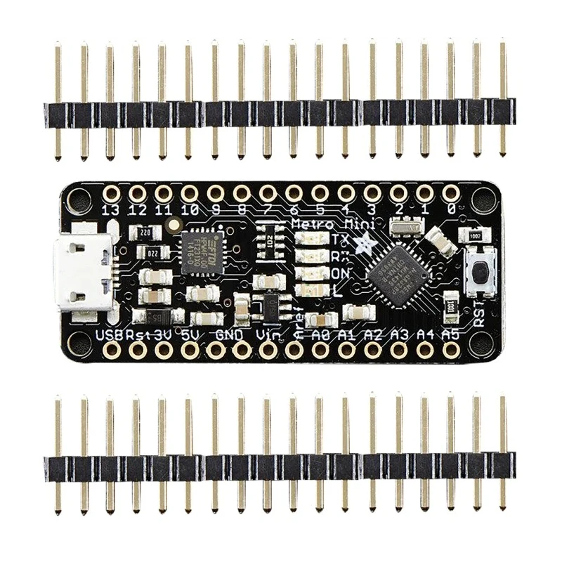 ADAFRUIT INDUSTRIES METRO Mini 328 MCU Development Board 5 V, 16 MHz, ATmega328 Microcontroller 2590