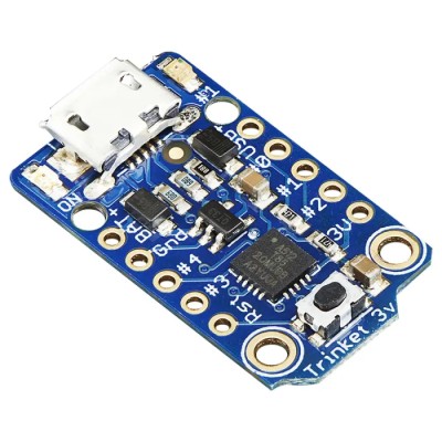 ADAFRUIT INDUSTRIES Microcontroller Development Tool TRINKET 3.3V MCU Development Board 1500