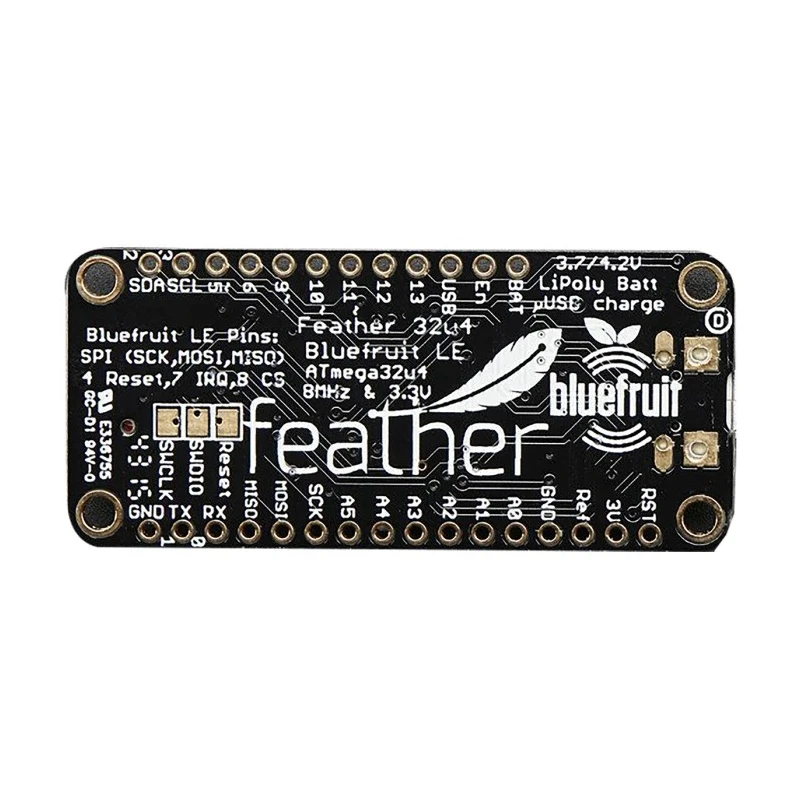 ADAFRUIT INDUSTRIES Feather 32u4 Bluefruit LE MCU Development Board 2829