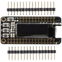 ADAFRUIT INDUSTRIES OLED FeatherWing 1 inch 128x32 Monochrome OLED Display Add On Board for Feather Boards 2900