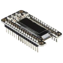 ADAFRUIT INDUSTRIES OLED FeatherWing 1 inch 128x32 Monochrome OLED Display Add On Board for Feather Boards 2900