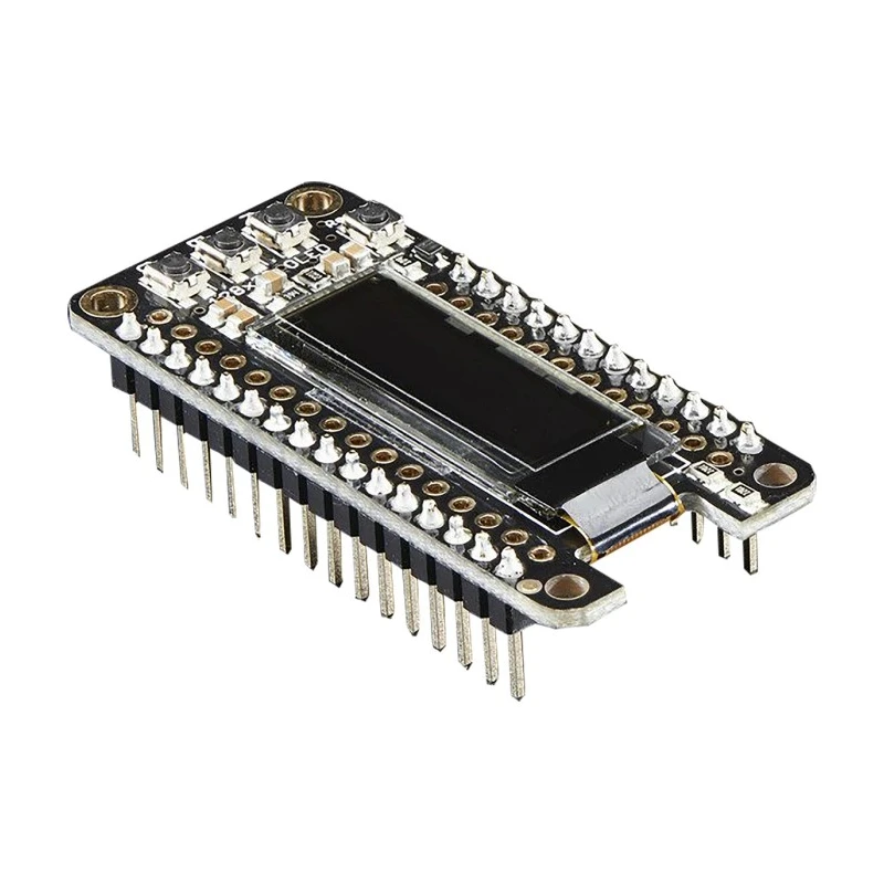 ADAFRUIT INDUSTRIES OLED FeatherWing 1 inch 128x32 Monochrome OLED Display Add On Board for Feather Boards 2900