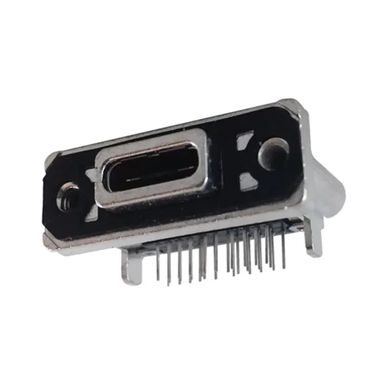 Amphenol Communications Solutions Right Angle PCB Female USB Type C IP67 USB 3.1 Connector MUSBR-M1C1-30