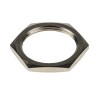 RS PRO Nickel Plated Brass Cable Gland Locknut M25 Thread 3.5 mm Pitch 127-489