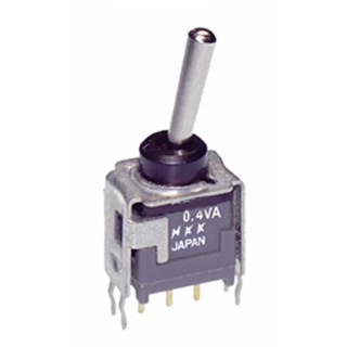 NKK Switches Toggle Switch PCB Mount On-On SPDT Through Hole Terminal 28V DC AC B12AB