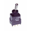 NKK Switches Process Sealed Subminiature Antistatic Toggle Switch, PCB Mount, On-Off-On SPDT, 28V dc/ac, Through Hole B19JP
