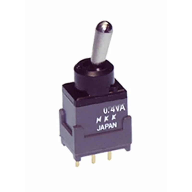 NKK Switches Process Sealed Subminiature Antistatic Toggle Switch, PCB Mount, On-Off-On SPDT, 28V dc/ac, Through Hole B19JP