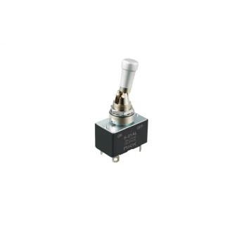 NKK Switches Toggle Switch Panel Mount On-Off-(On) DPST Solder Terminal 30 V DC 250 V AC S21AL