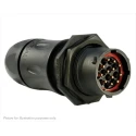 Souriau Sunbank by Eaton Circular Connector 12 Contacts Panel Mount Standard Plug Male IP68 IP69K UTS7GJC1412P