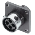 Souriau Sunbank by Eaton Circular Connector 12 Contacts Flange Mount Plug Female IP65 2kV Crimp UTG01412SH