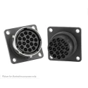 Souriau Sunbank by Eaton Circular Connector, 19 Contacts, Flange Mount, Plug Female, IP65 Rating, Thermoplastic UTG01619SH