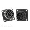 Souriau Sunbank by Eaton Circular Connector, 19 Contacts, Flange Mount, Plug Female, IP65 Rating, Thermoplastic UTG01619SH