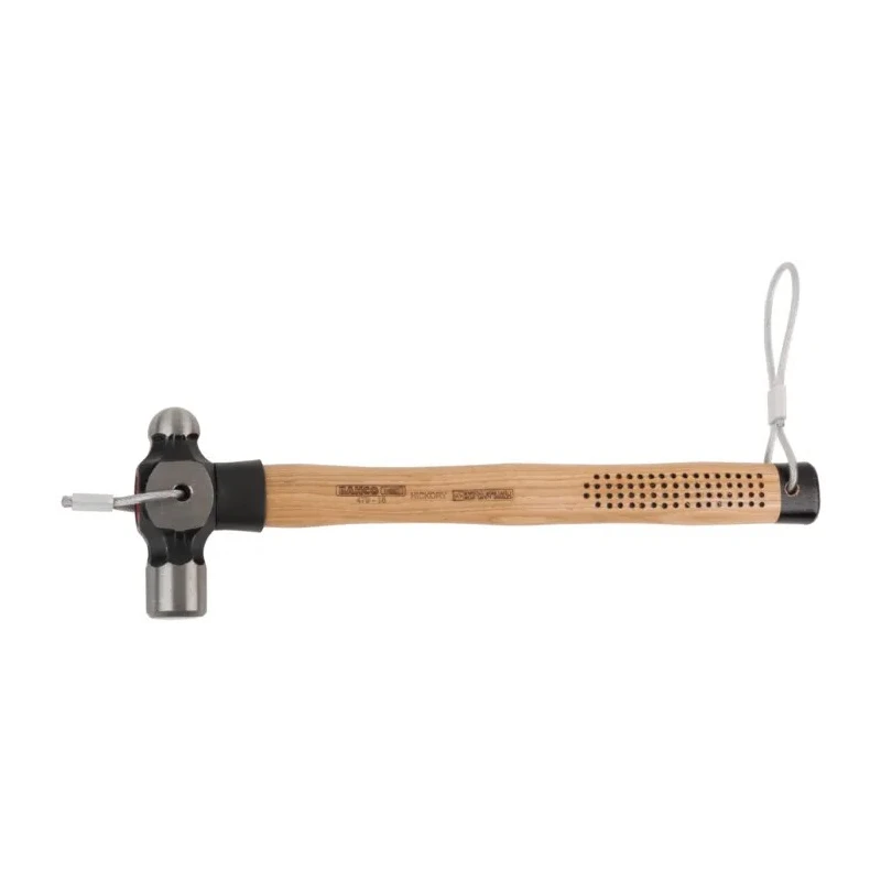 Bahco Ball-Pein Hammer with Hickory Handle, Head Weight 900g, Overall Length 390mm, Head Width 42mm TAH479-32