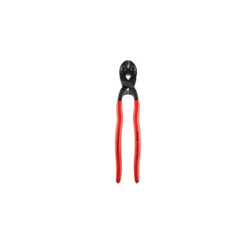 Knipex Compact Bolt Cutter 250 mm Overall Length 6 mm Cutting Capacity Plastic Grip Plastic Handle Chrome Vanadium 71 31 250