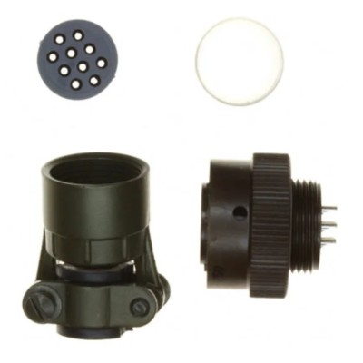 Souriau Sunbank by Eaton MIL Spec Circular Connector 10 Way Copper Alloy Straight Cable Male 7.5A 200V AC 85106EC1210P50