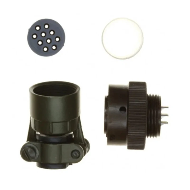 Souriau Sunbank by Eaton MIL Spec Circular Connector 10 Way Copper Alloy Straight Cable Male 7.5A 200V AC 85106EC1210P50