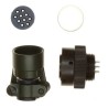 Souriau Sunbank by Eaton MIL Spec Circular Connector 10 Way Copper Alloy Straight Cable Male 7.5A 200V AC 85106EC1210P50