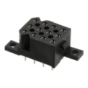 Souriau Sunbank by Eaton SMS Series Straight PCB Socket 12-Contact 4 Row 5.08 mm Pitch Solder SMS12RE3TR29