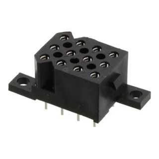 Souriau Sunbank by Eaton SMS Series Straight PCB Socket 12-Contact 4 Row 5.08 mm Pitch Solder SMS12RE3TR29