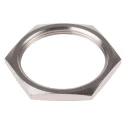 RS PRO Nickel Plated Brass Cable Gland Locknut M40 Thread United Kingdom 127-388