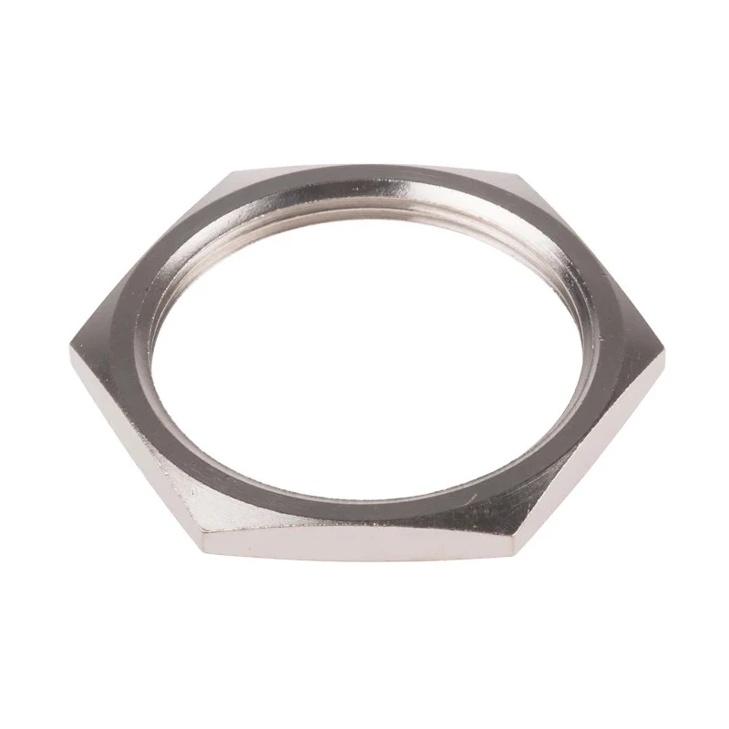 RS PRO Nickel Plated Brass Cable Gland Locknut M40 Thread United Kingdom 127-388