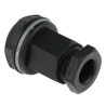RS PRO Black Plastic Cable Gland M20 Thread, 7 mm Min. to 10.5 mm Max. Cable Diameter, IP55, Locknut Included 127-631