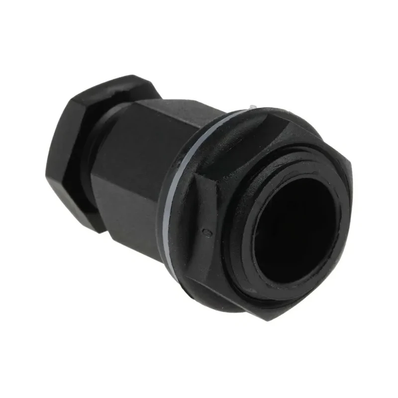 RS PRO Black Plastic Cable Gland M20 Thread, 7 mm Min. to 10.5 mm Max. Cable Diameter, IP55, Locknut Included 127-631