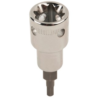 Bahco Hex Screwdriver Bit Chrome Vanadium Steel 6 mm Size, 12.7 mm Drive Size, 60 mm Length TAH16-H6