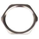RS PRO Brass Cable Gland Locknut M32 Thread Nickel Plated, UK Origin 127-495