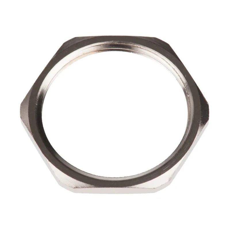 RS PRO Brass Cable Gland Locknut M32 Thread Nickel Plated, UK Origin 127-495