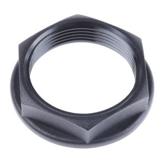 RS PRO Black Polyamide 6 Cable Gland Locknut, M32 Thread 127-524