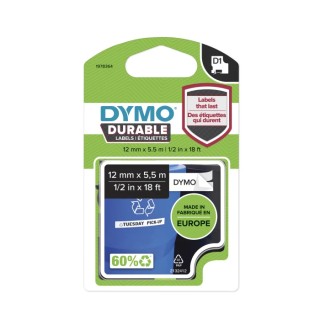 Dymo Black on White Label Printer Tape 12 mm Width, 5.5 m Length 1978364