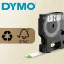 Dymo Black on White Label Printer Tape 12 mm Width, 5.5 m Length 1978364