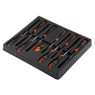 Bahco Phillips Pozidriv Slotted Square Standard Screwdriver Set 10-Piece B219.010