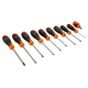 Bahco Phillips Pozidriv Slotted Square Standard Screwdriver Set 10-Piece B219.010