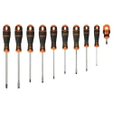 Bahco Phillips Pozidriv Slotted Square Standard Screwdriver Set 10-Piece B219.010